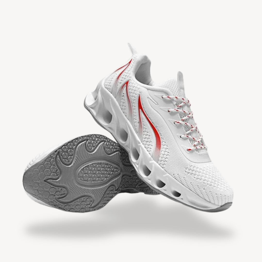 VogeLuxe | Men’s Flame Knit Running Sneakers 5