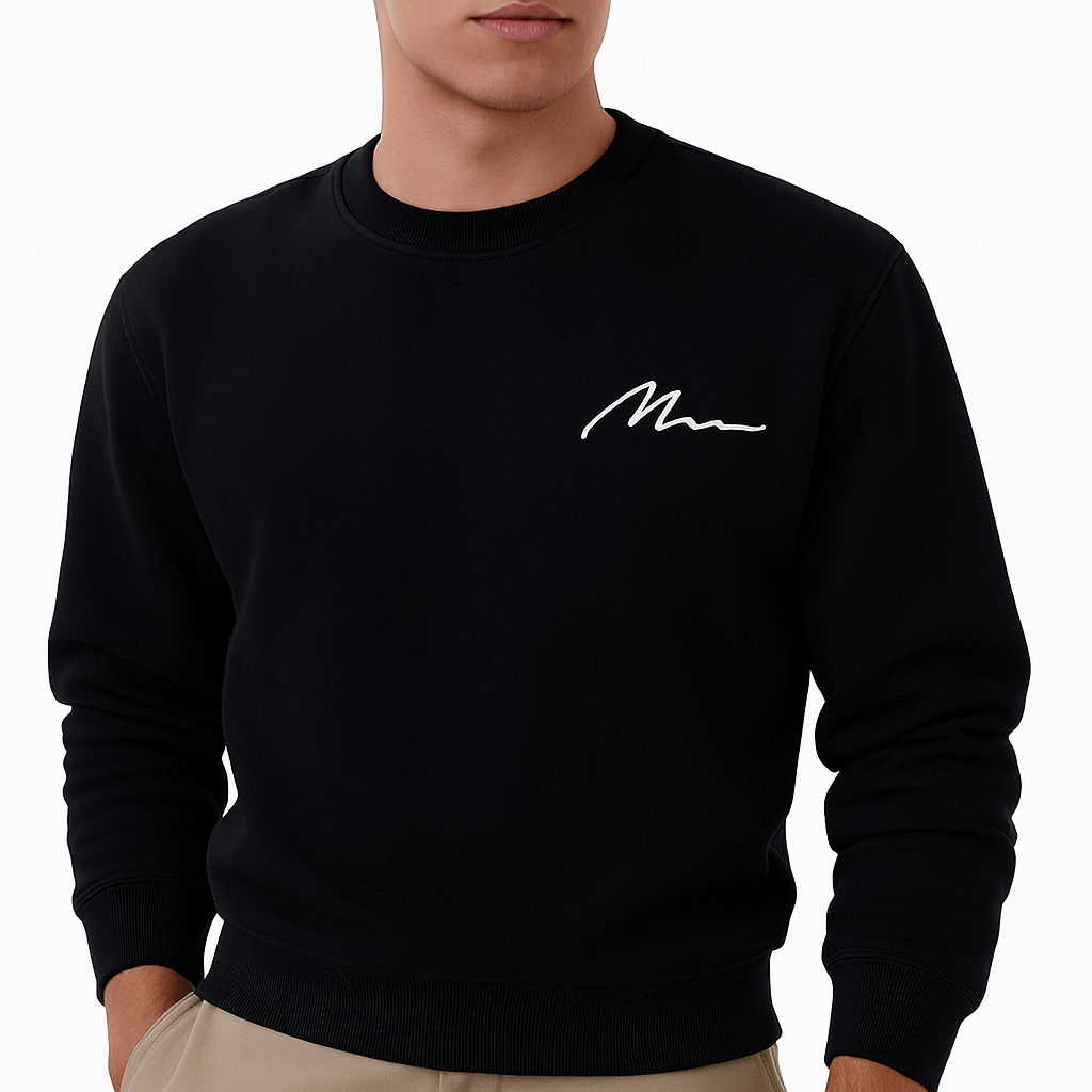 VogeLuxe | Men’s Fleece-Lined Crew Neck Sweatshirt 5