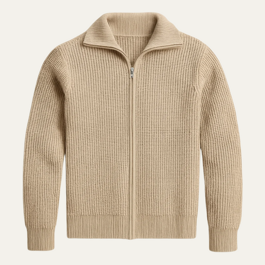 VogeLuxe | Men’s Full-Zip Cardigan Sweater 0