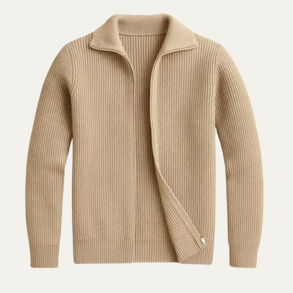 VogeLuxe | Men’s Full-Zip Cardigan Sweater 2