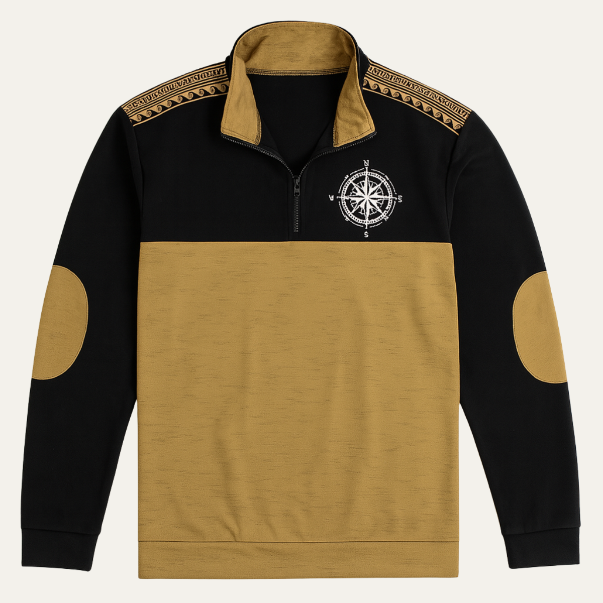 VogeLuxe | Men’s Full-Zip Knit Sweater Jacket 1