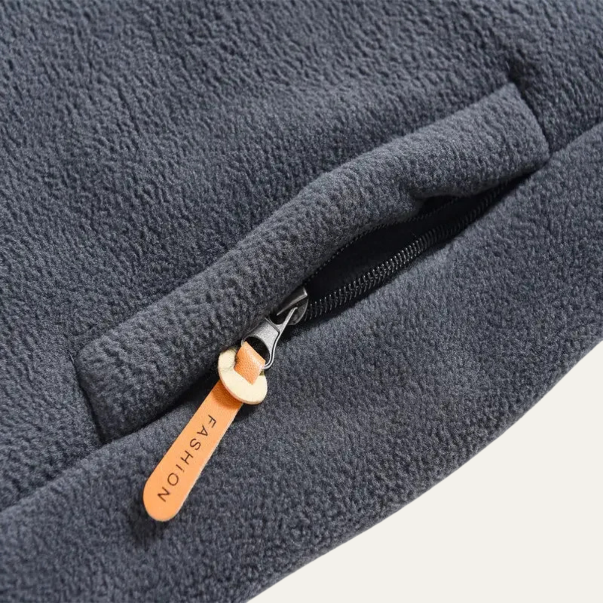 VogeLuxe | Men’s Full-Zip Sherpa Fleece Jacket 3