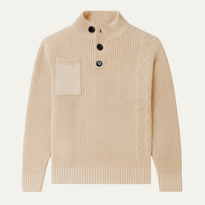 VogeLuxe | Men’s Full-Zip Stand Collar Jacket 1