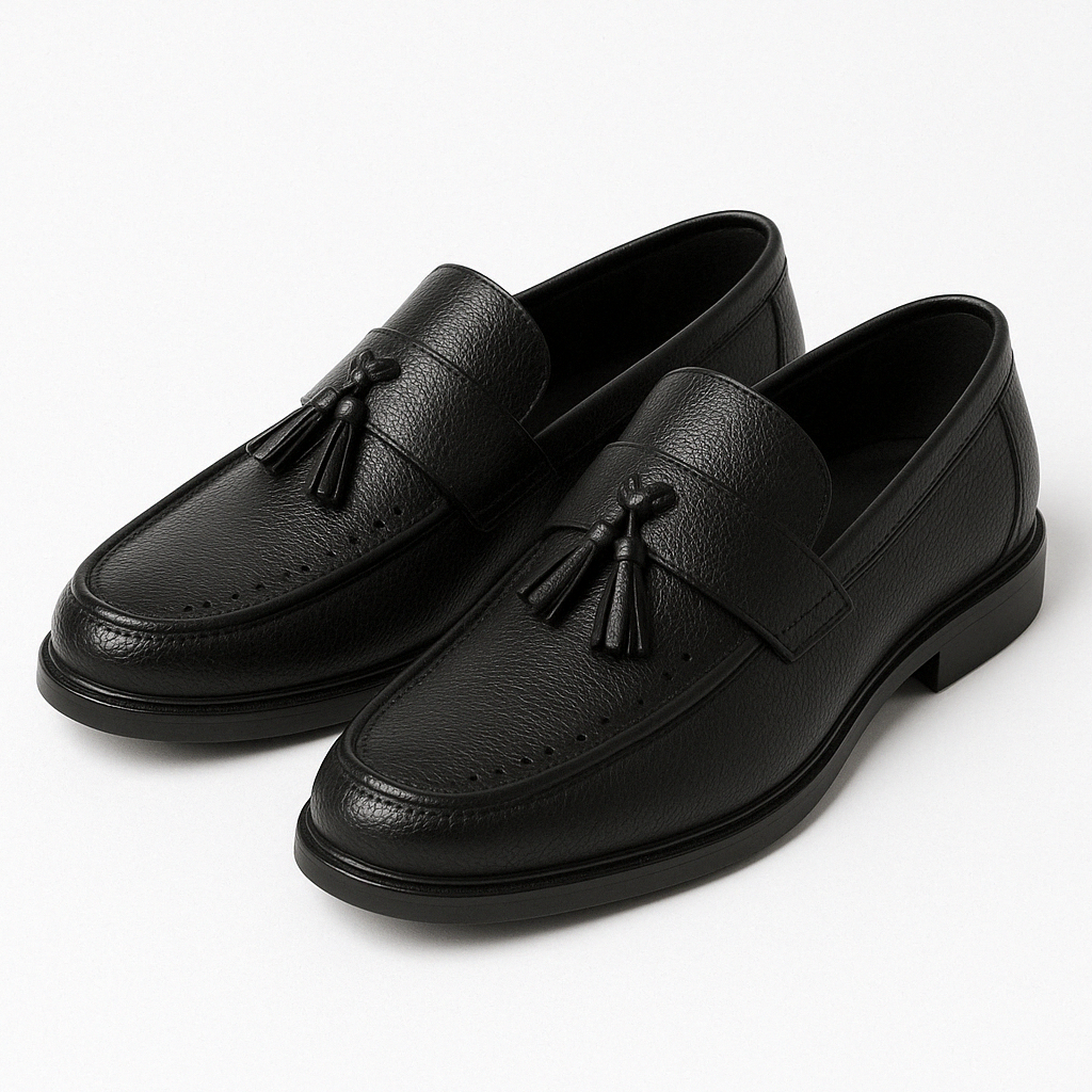 VogeLuxe | Men’s Genuine Leather Oxford Loafers 4