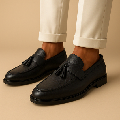 VogeLuxe | Men’s Genuine Leather Oxford Loafers 5