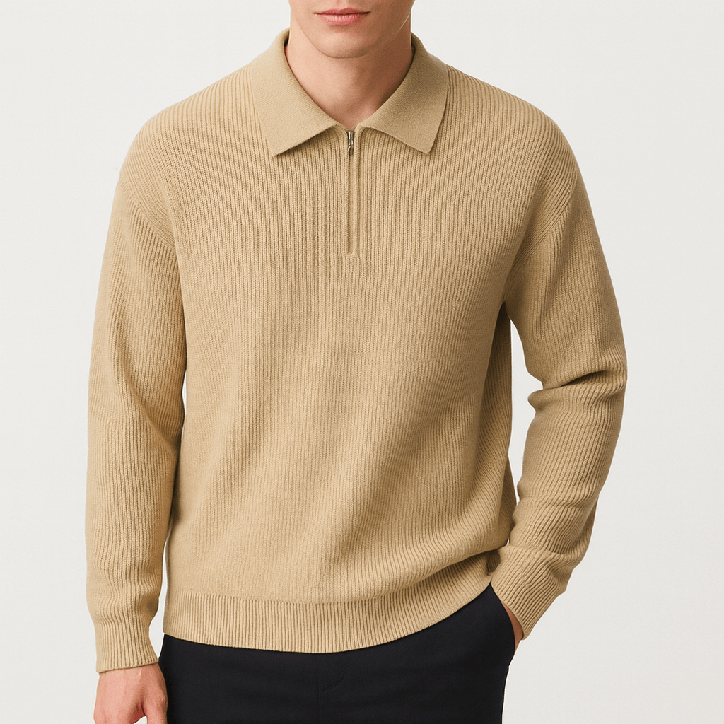VogeLuxe | Men’s Half Zip Sweatshirt 1