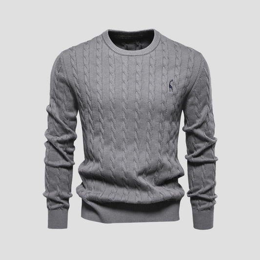 VogeLuxe | Men’s Heritage Cable Knit Sweater 0