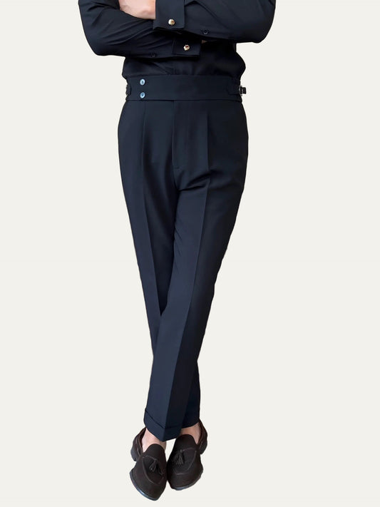 VogeLuxe | Men’s High-Waisted Tailored Pants 0