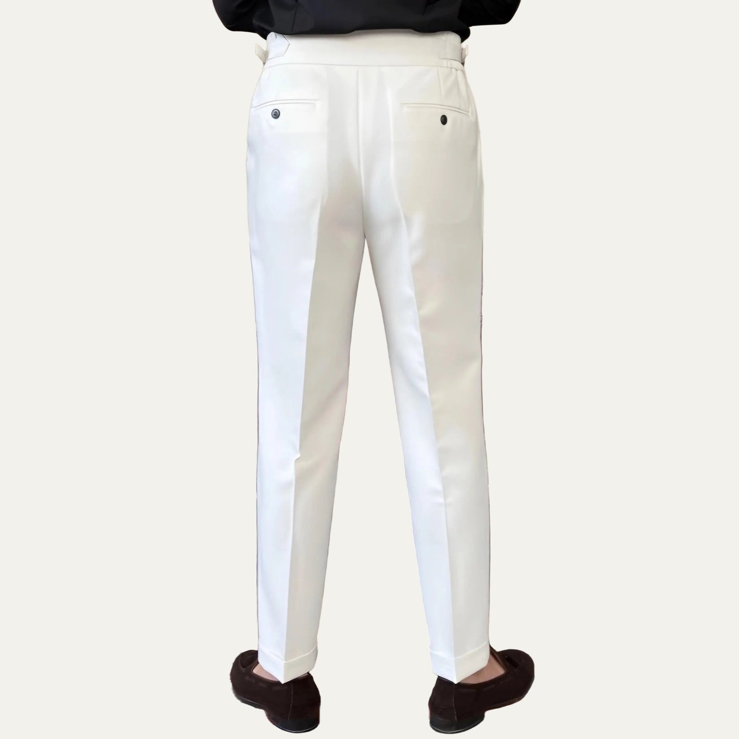 VogeLuxe | Men’s High-Waisted Tailored Pants 5