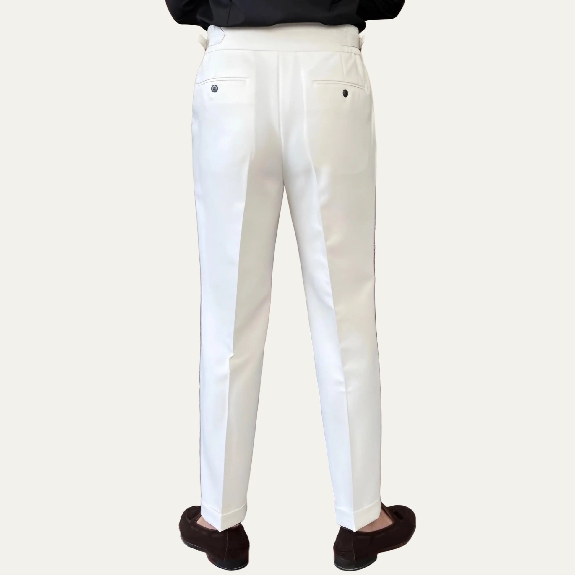 VogeLuxe | Men’s High-Waisted Tailored Pants 5