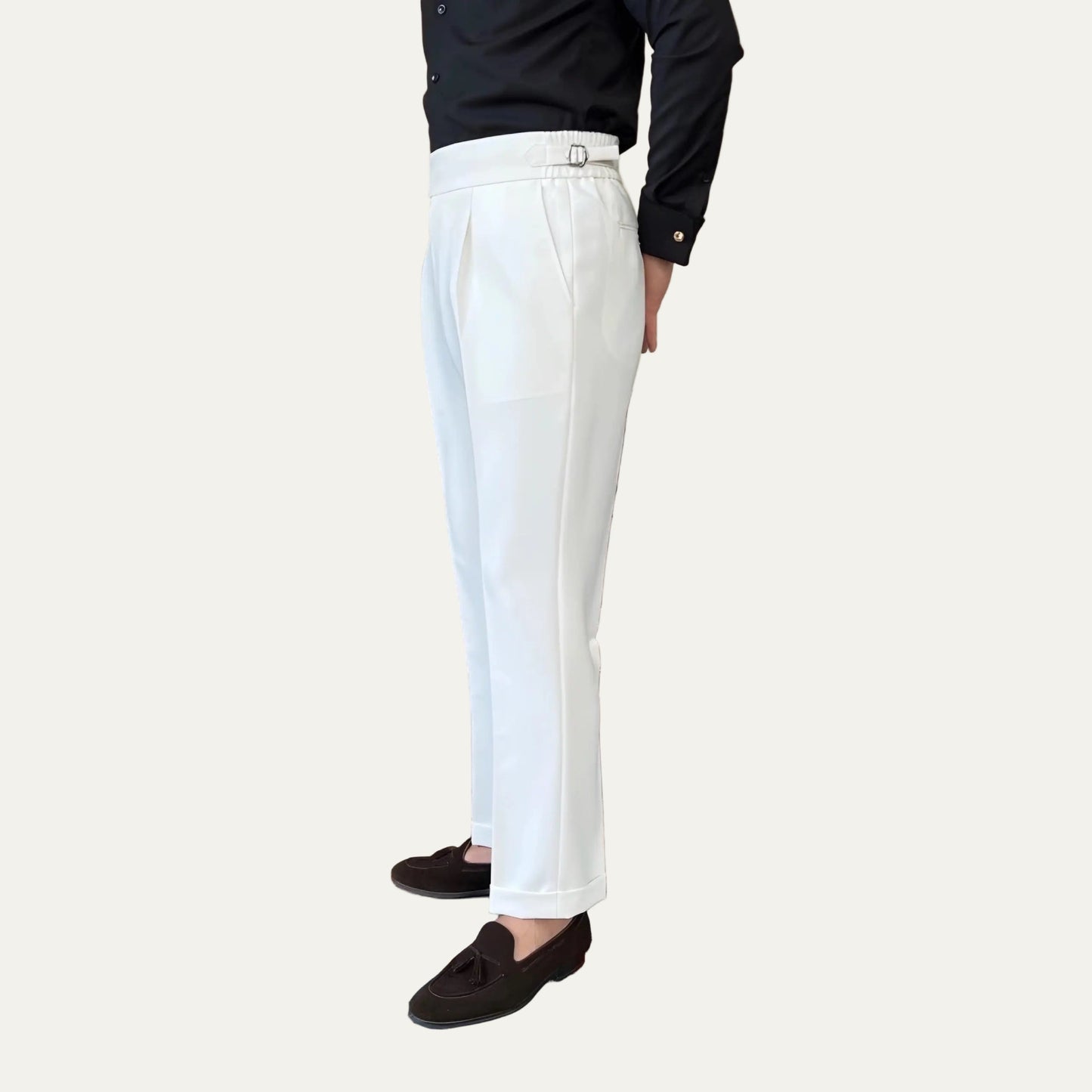 VogeLuxe | Men’s High-Waisted Tailored Pants 6