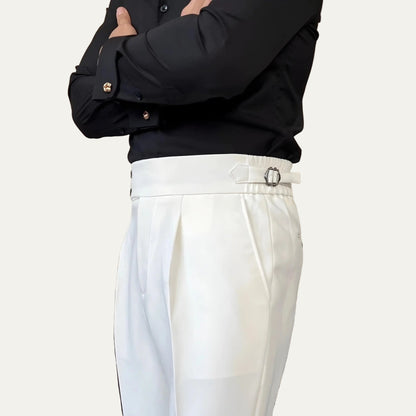 VogeLuxe | Men’s High-Waisted Tailored Pants 7