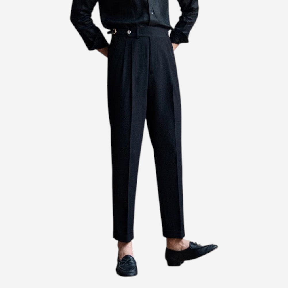 VogeLuxe | Men’s High Waisted Casual Suit Pants 1