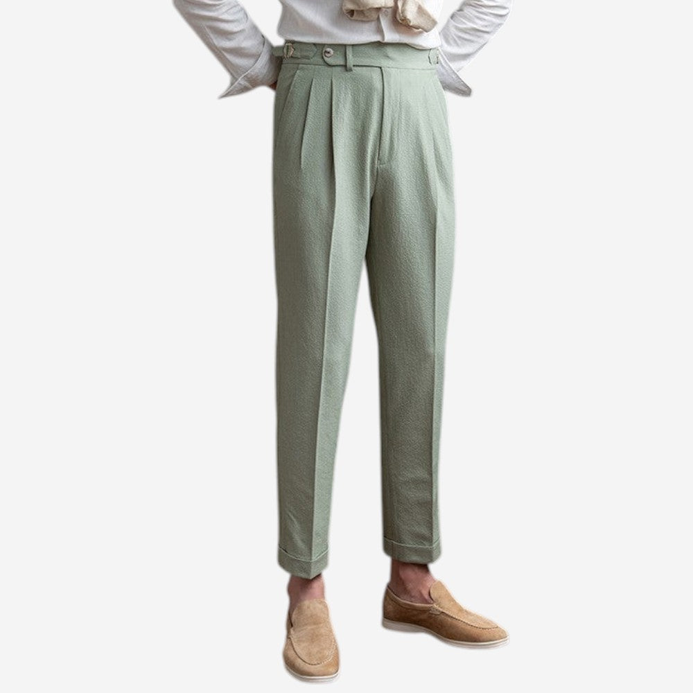 VogeLuxe | Men’s High Waisted Casual Suit Pants 3