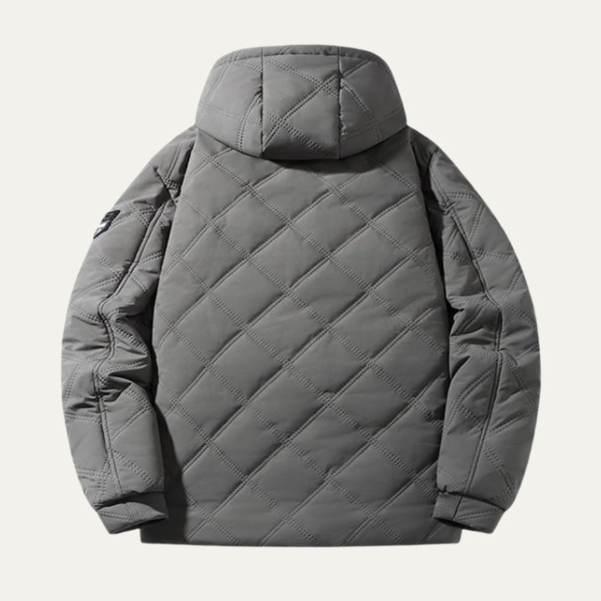 VogeLuxe | Men’s Hooded Quilted Parka with Faux-Fur Lining 2