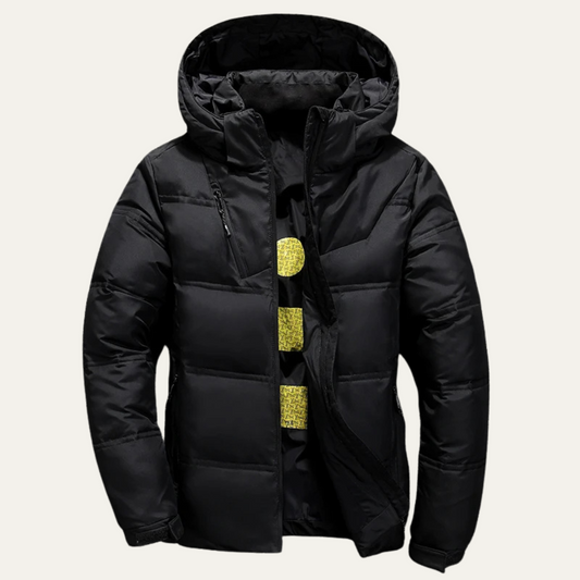 VogeLuxe | Men’s Hooded Quilted Puffer Down Jacket 0