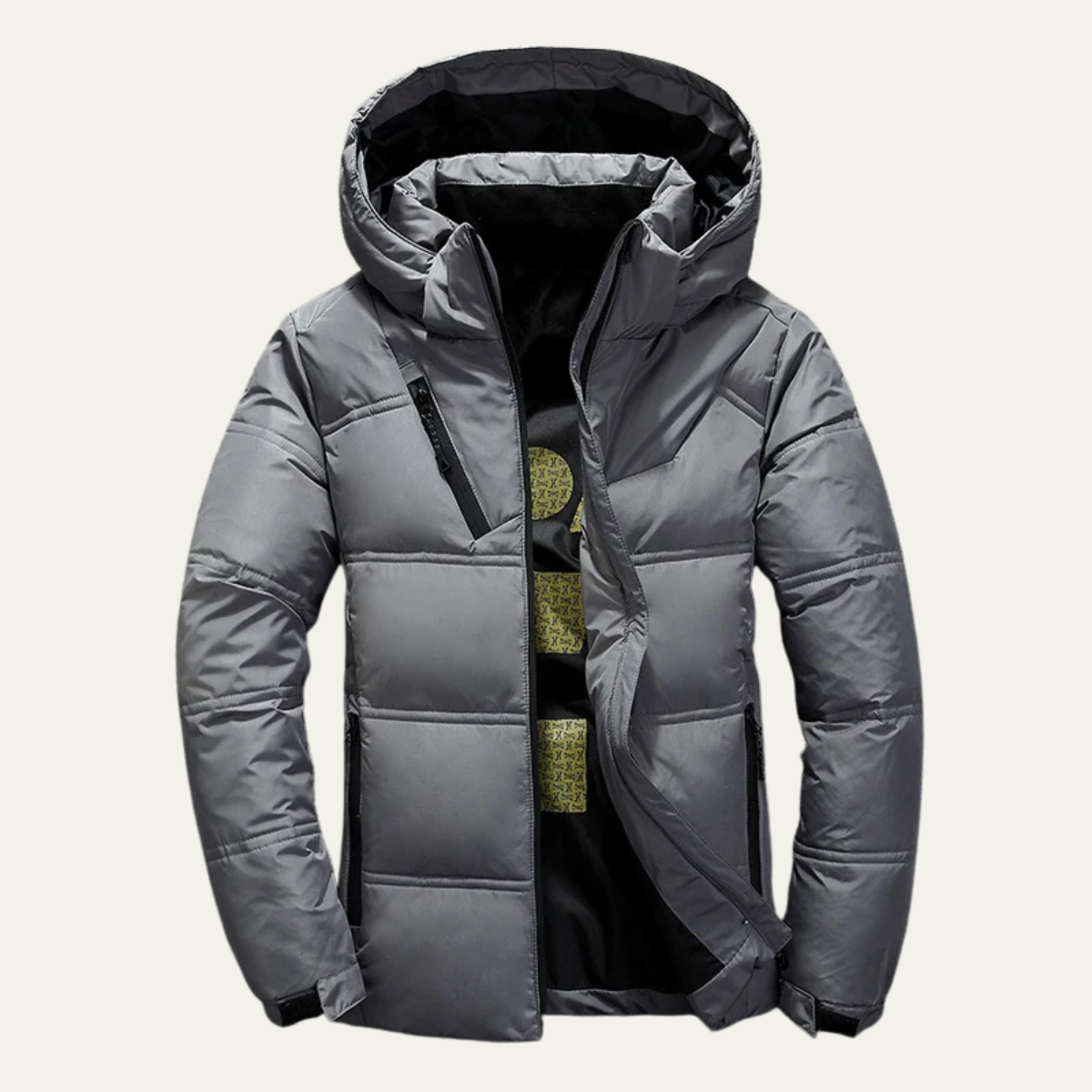 VogeLuxe | Men’s Hooded Quilted Puffer Down Jacket 2