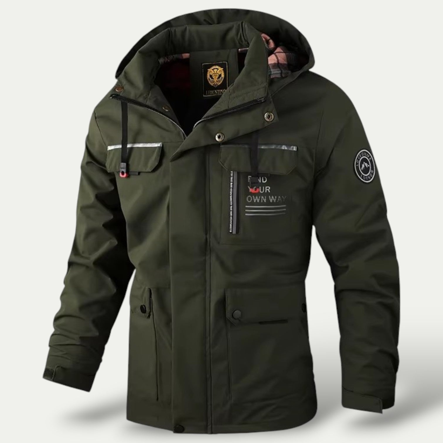 VogeLuxe | Men’s Hooded Utility Parka 1