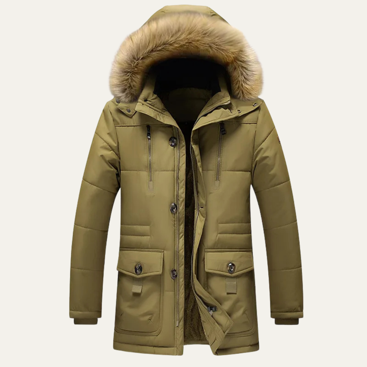 VogeLuxe | Men’s Hooded Winter Parka 4