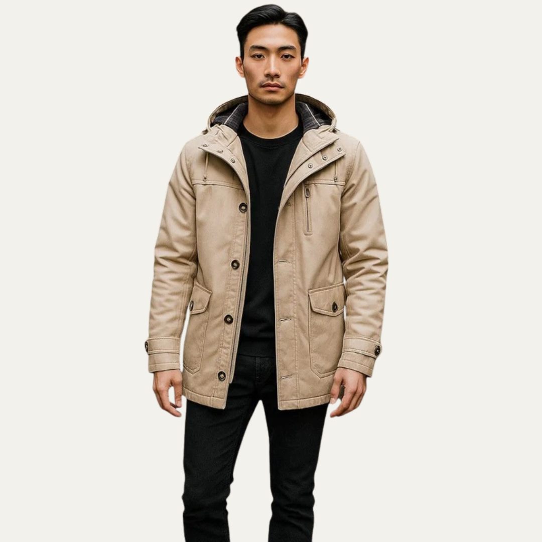 VogeLuxe | Men’s Hooded Winter Utility Parka 4