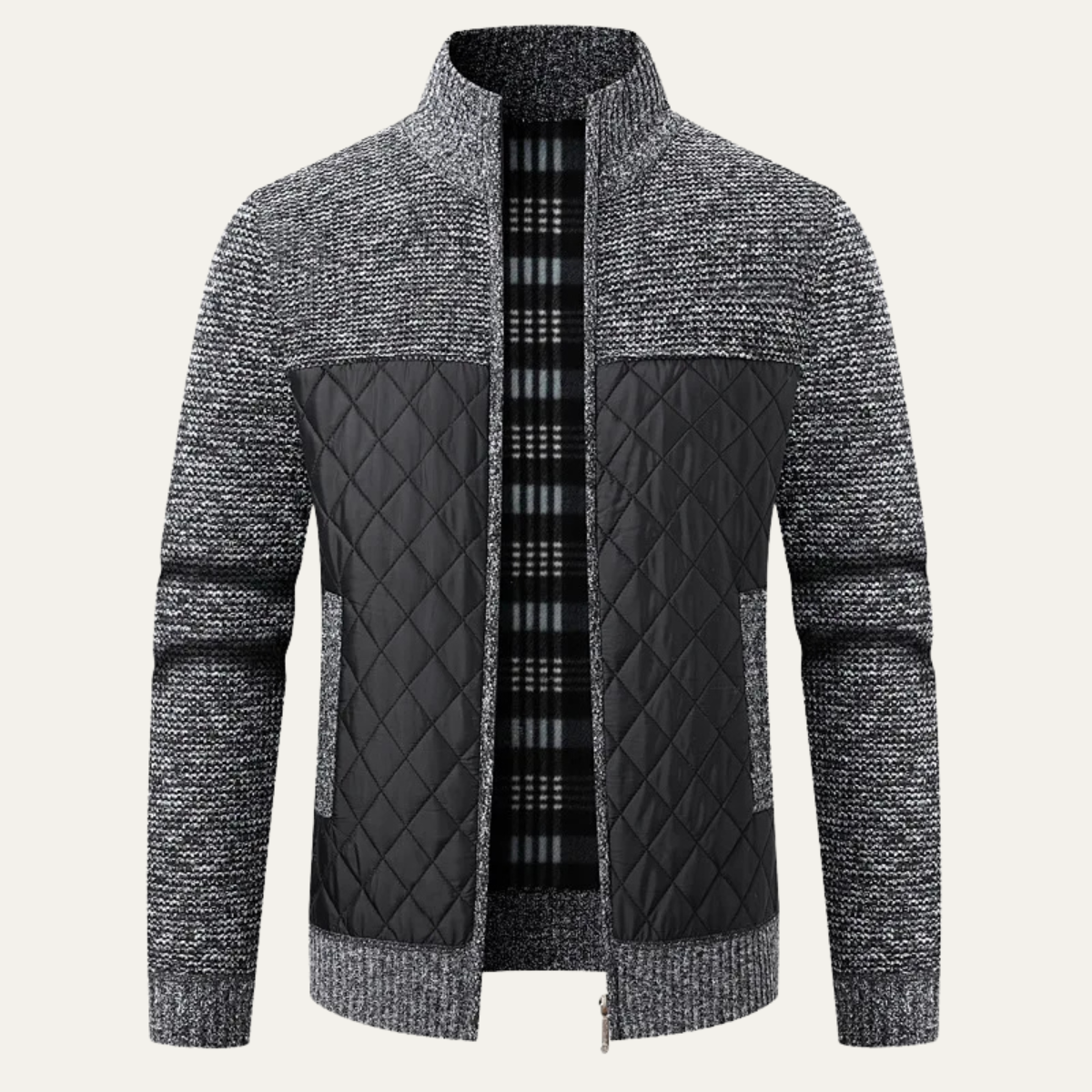 VogeLuxe | Men’s Hybrid Jacket Sweater 1