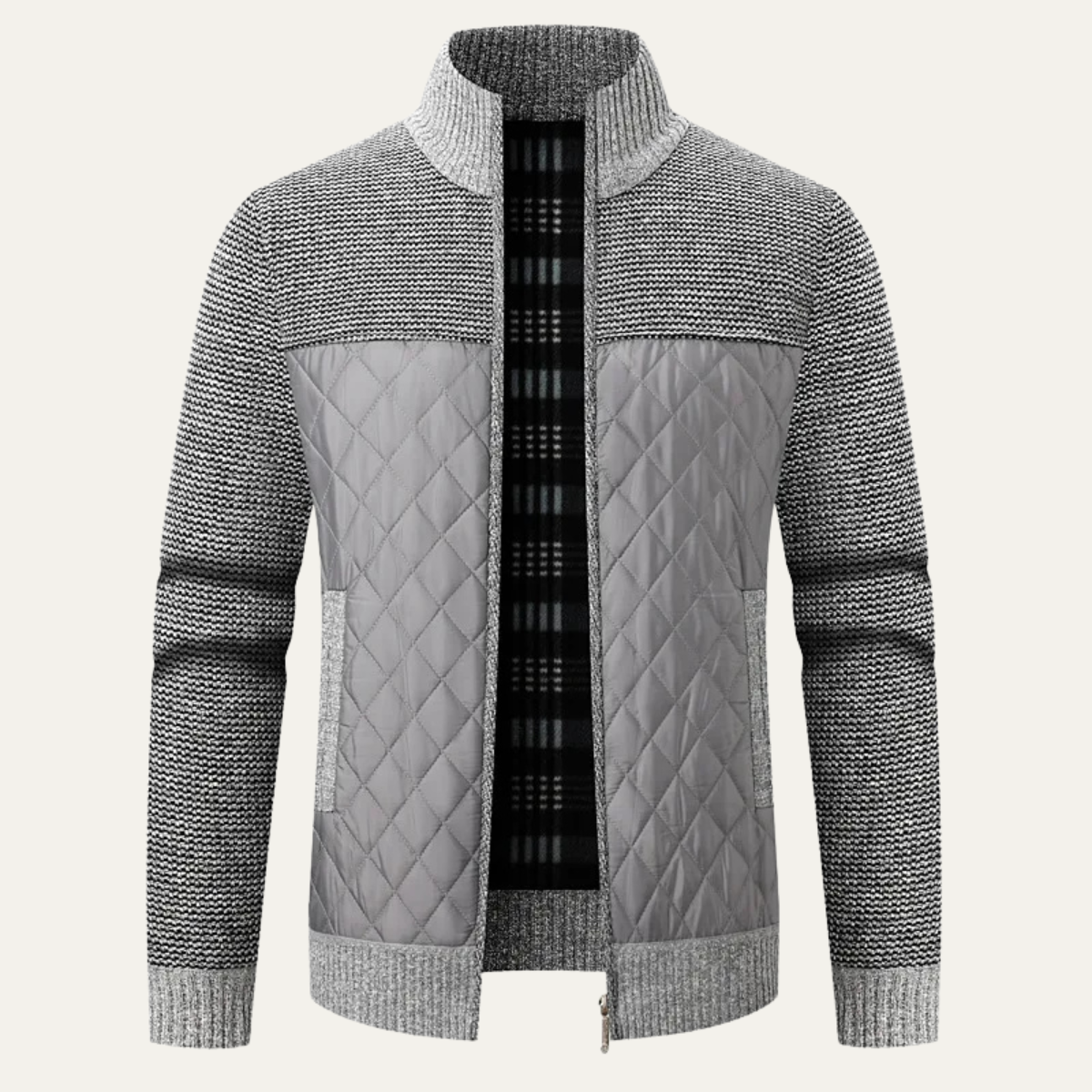 VogeLuxe | Men’s Hybrid Jacket Sweater 2