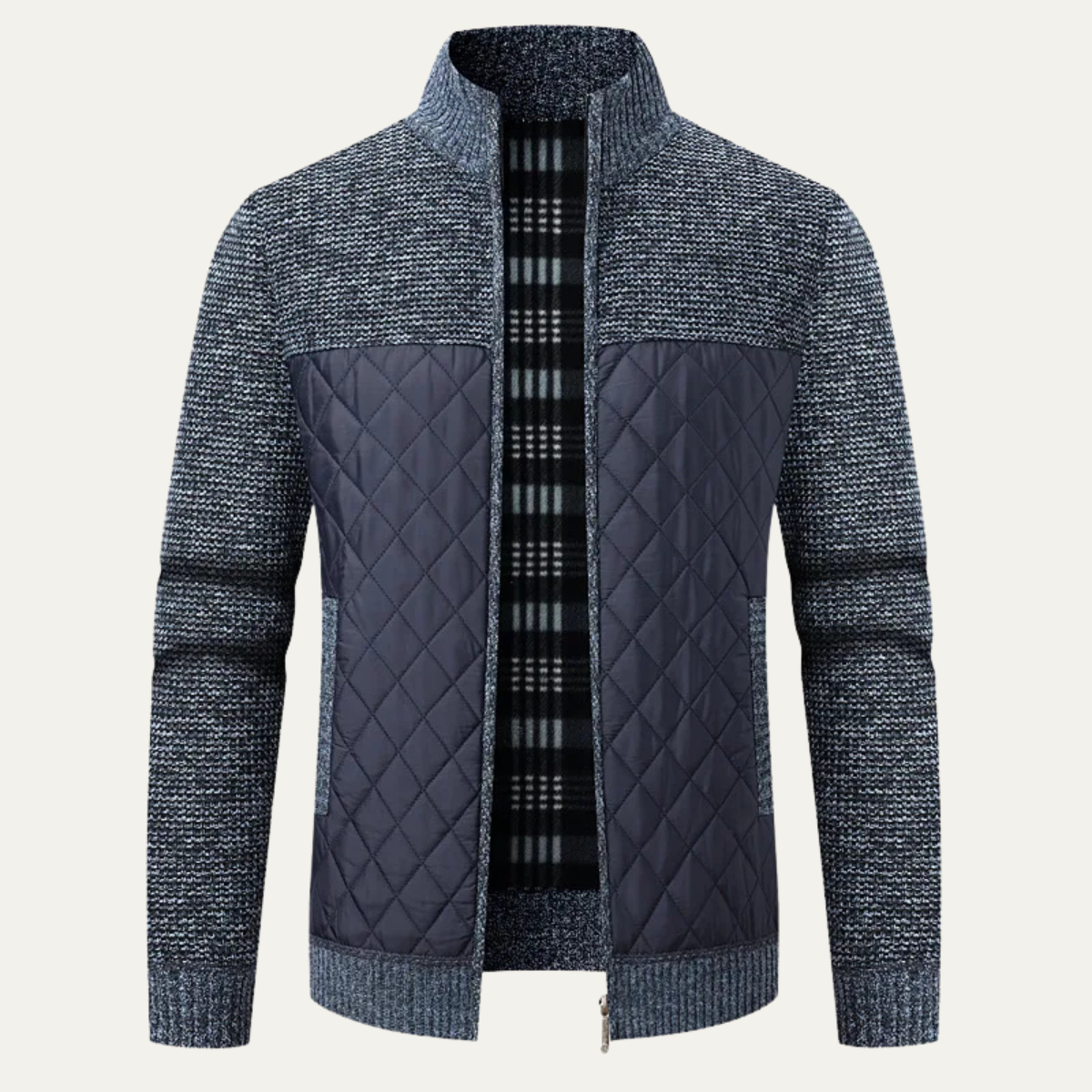 VogeLuxe | Men’s Hybrid Jacket Sweater 3