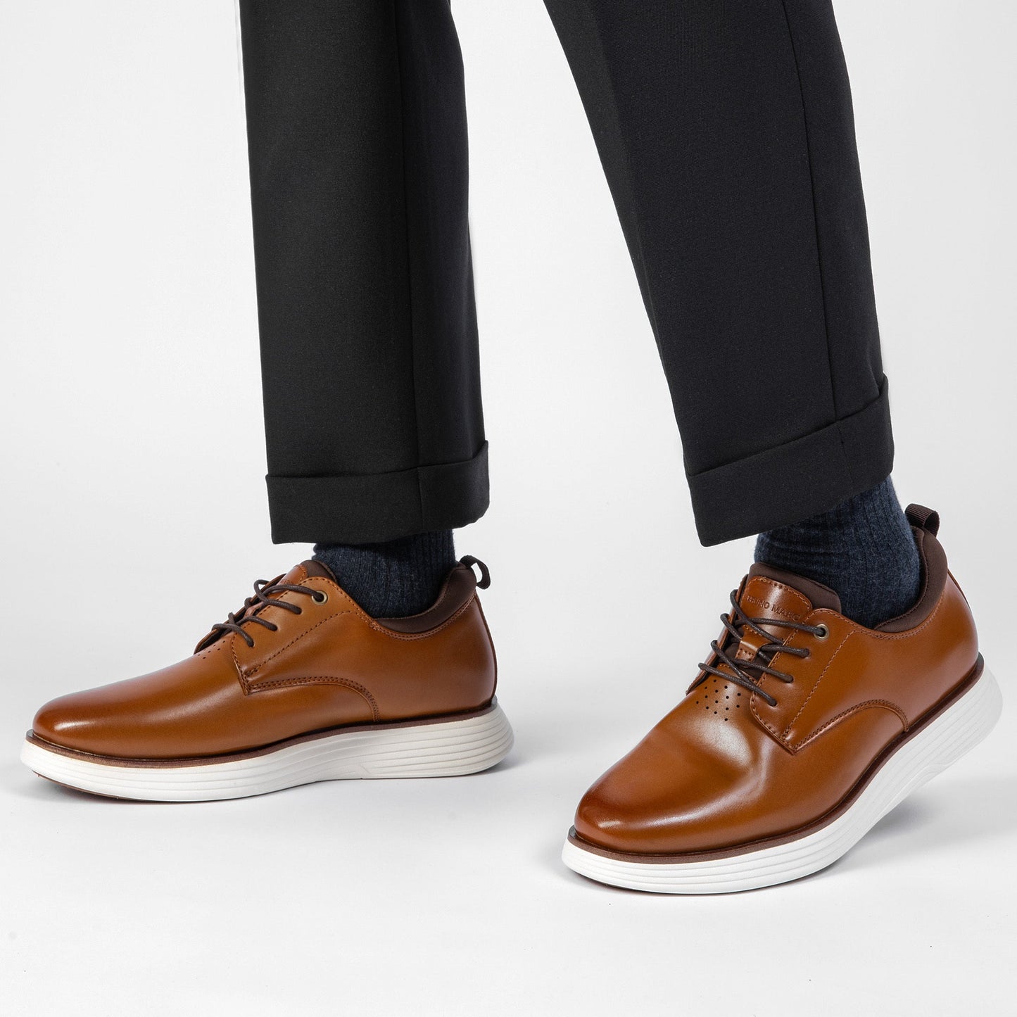 VogeLuxe | Men’s Hybrid Leather Derby Shoes 4