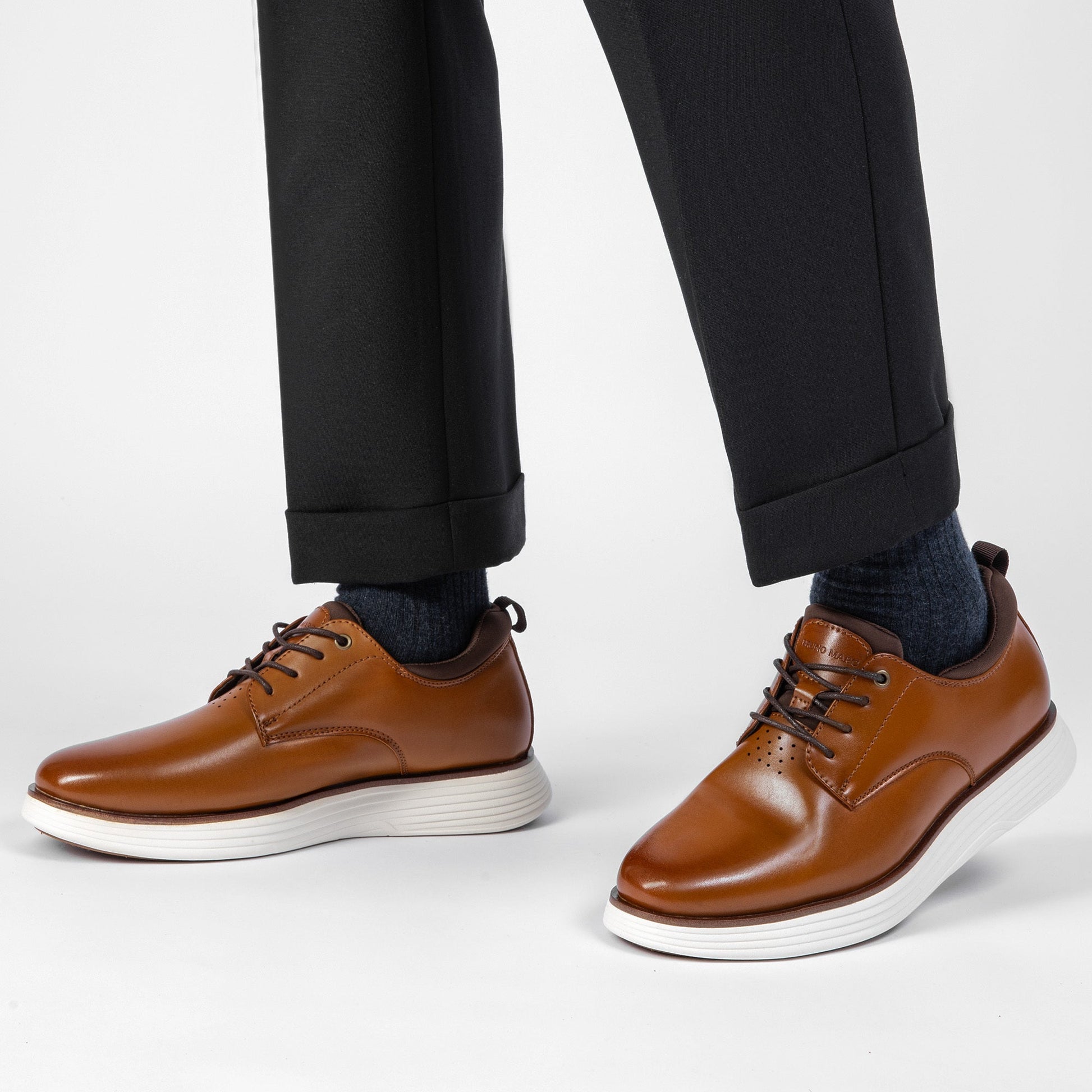 VogeLuxe | Men’s Hybrid Leather Derby Shoes 4