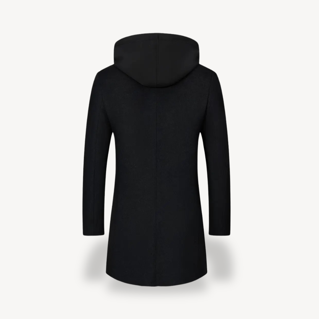 VogeLuxe | Men’s Hybrid Overcoat with Hood 1