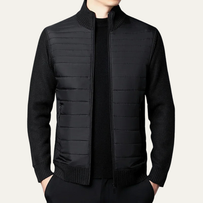 VogeLuxe | Men’s Hybrid Puffer and Knit Jacket 3