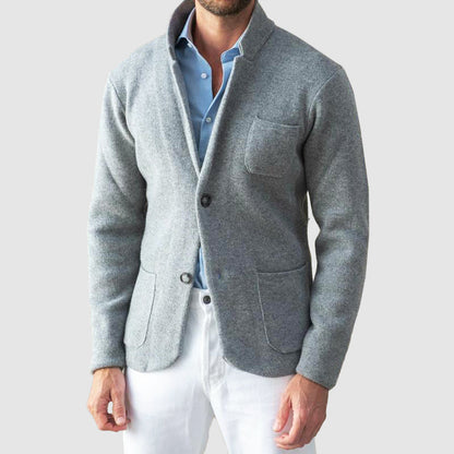 VogeLuxe | Men’s Knit Casual Sport Coat 0