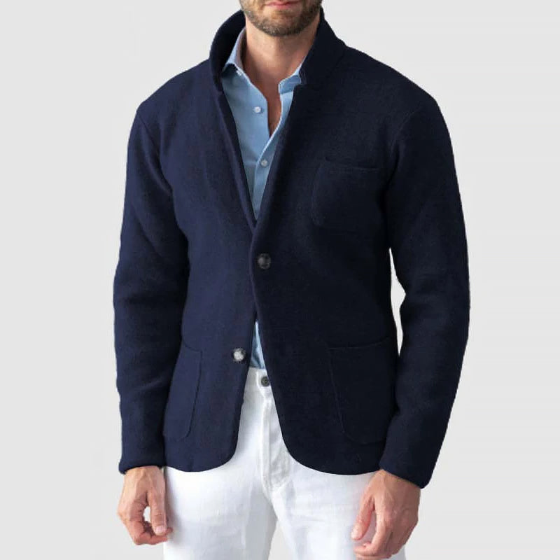 VogeLuxe | Men’s Knit Casual Sport Coat 3