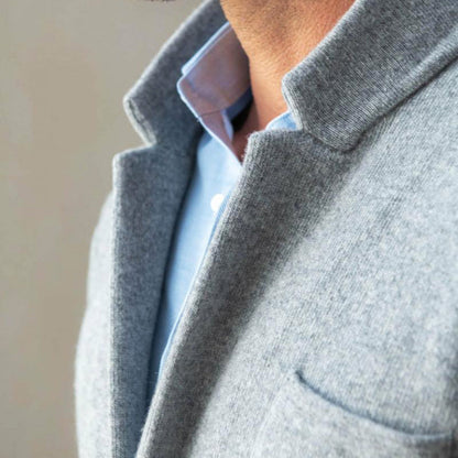 VogeLuxe | Men’s Knit Casual Sport Coat 4