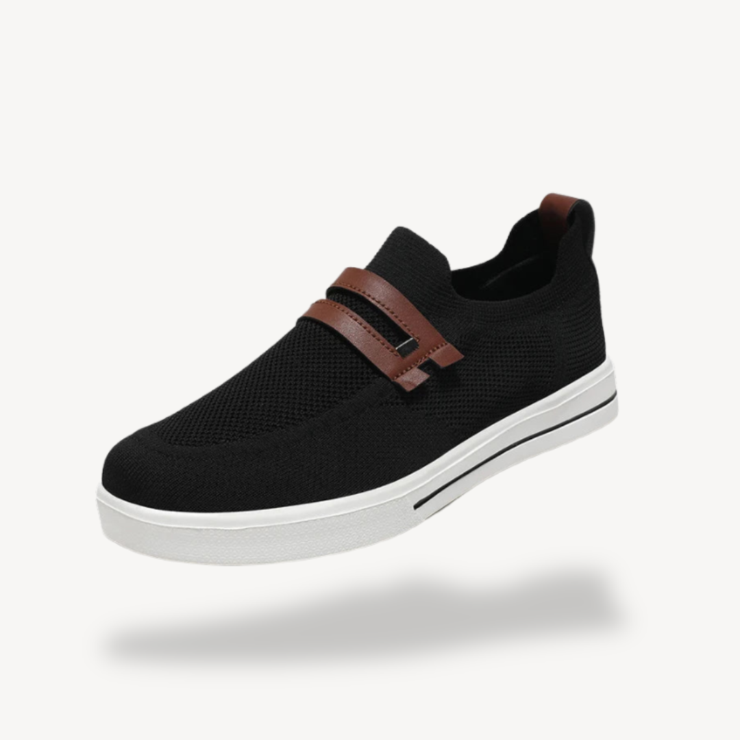 VogeLuxe | Men’s Knit Slip-On Sneakers 4