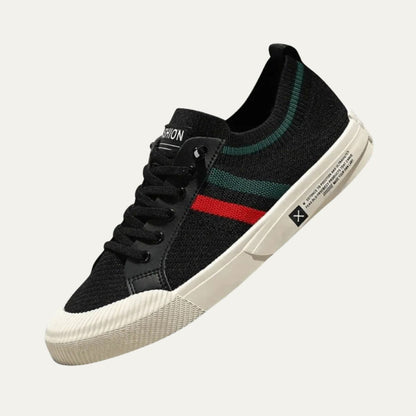 VogeLuxe | Men’s Knit Sneaker with Lace-Up Front 0