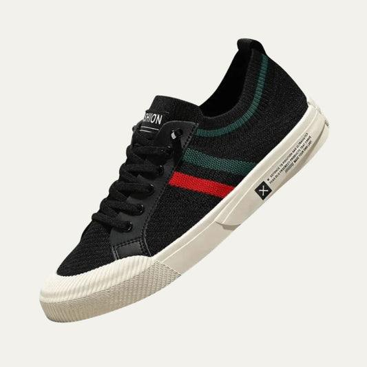 VogeLuxe | Men’s Knit Sneaker with Lace-Up Front 0