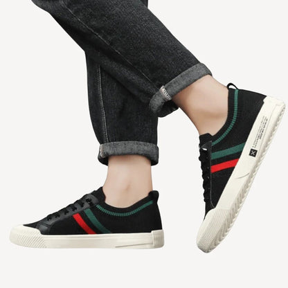 VogeLuxe | Men’s Knit Sneaker with Lace-Up Front 6