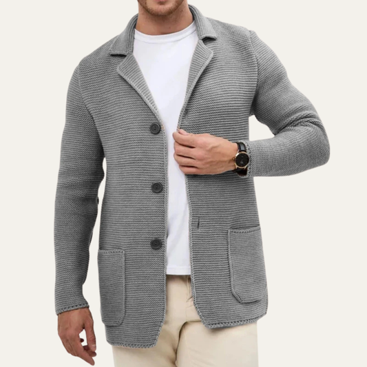 VogeLuxe | Men’s Knitted Cardigan Blazer 0