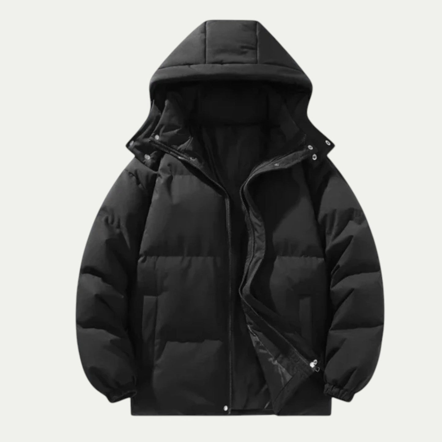 VogeLuxe | Men’s Layered Collar Puffer Jacket 6
