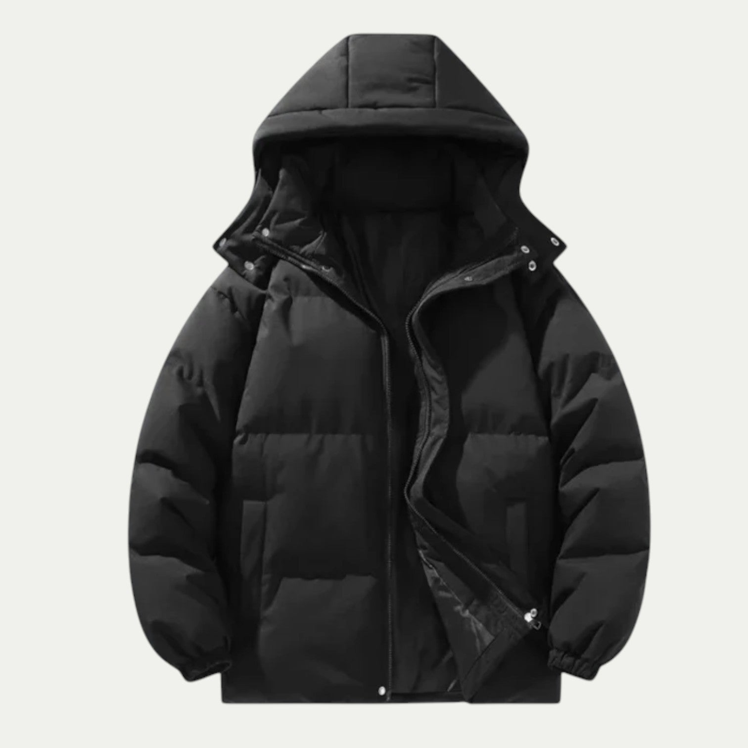 VogeLuxe | Men’s Layered Collar Puffer Jacket 6