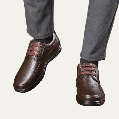 VogeLuxe | Men’s Leather Derby Shoes 2
