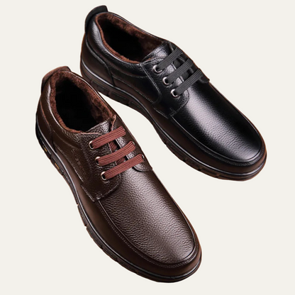 VogeLuxe | Men’s Leather Derby Shoes 3