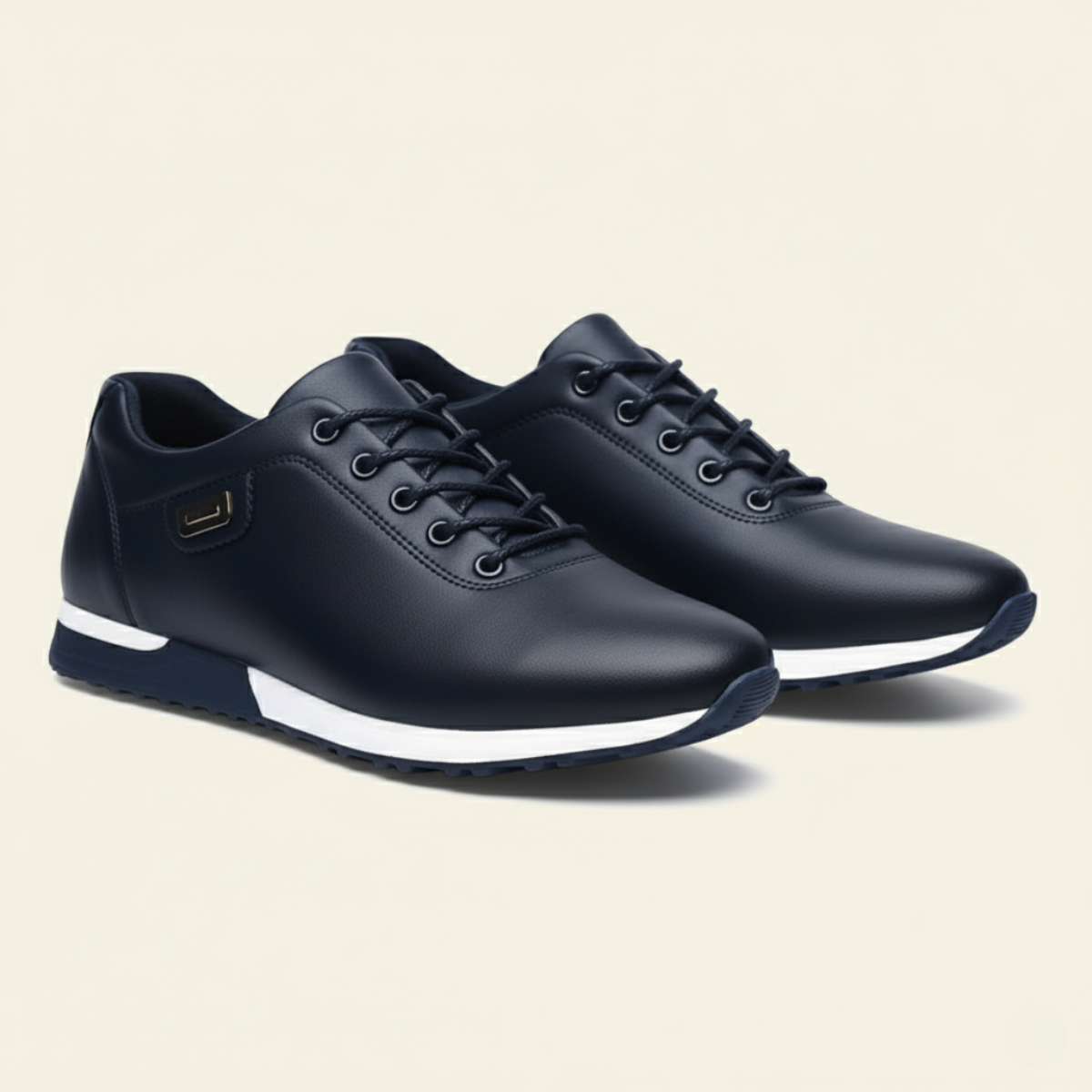 VogeLuxe | Men’s Leather Low-Cut Sneakers 2