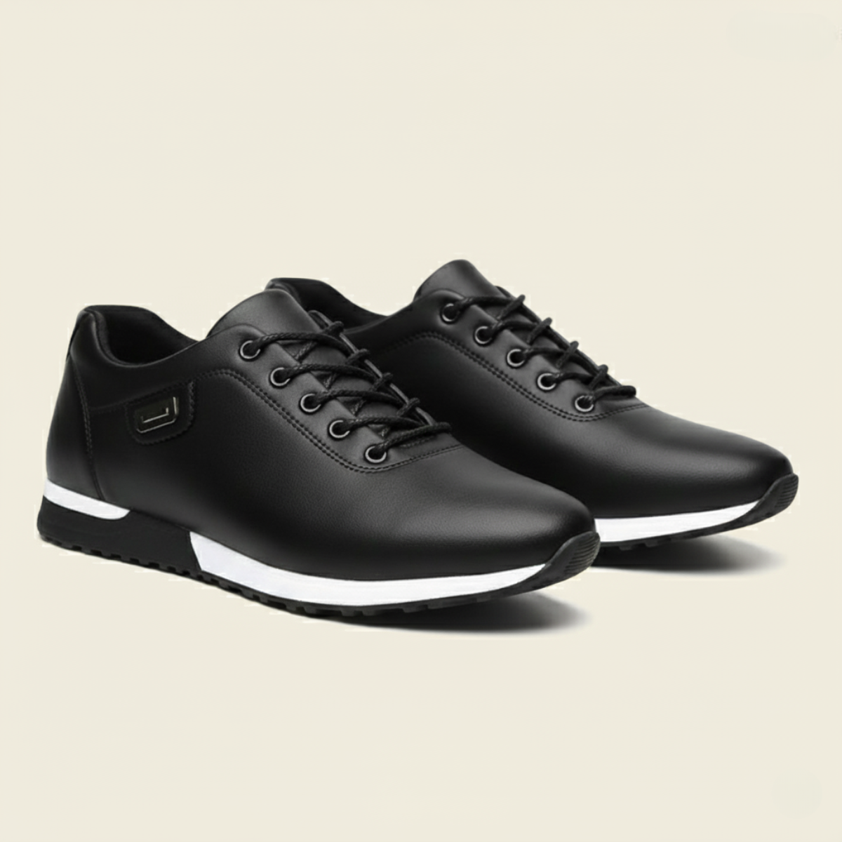VogeLuxe | Men’s Leather Low-Cut Sneakers 5
