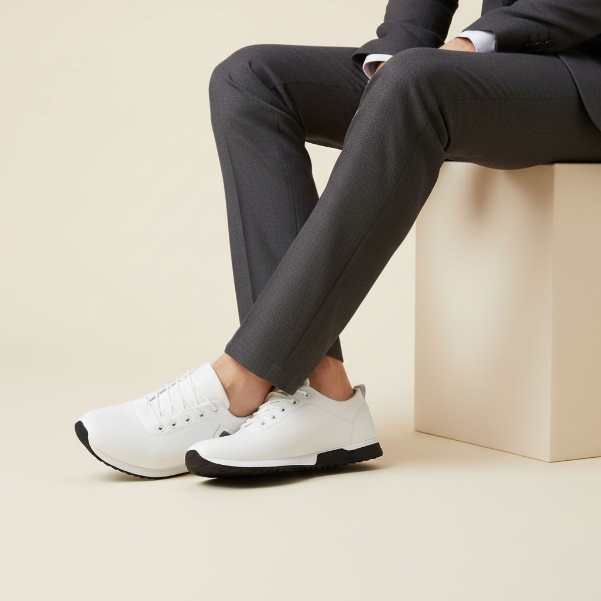 VogeLuxe | Men’s Leather Low-Cut Sneakers 7