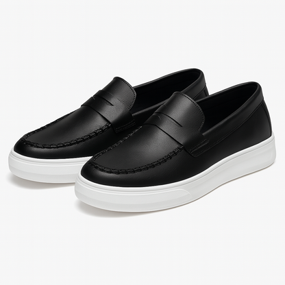 VogeLuxe | Men’s Leather Slip-On Sneakers 0