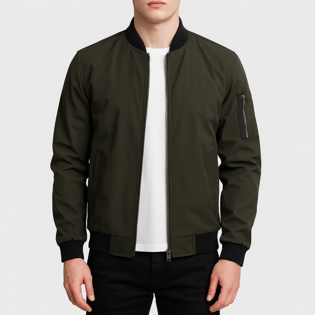 VogeLuxe | Men’s Lightweight Bomber Jacket 0
