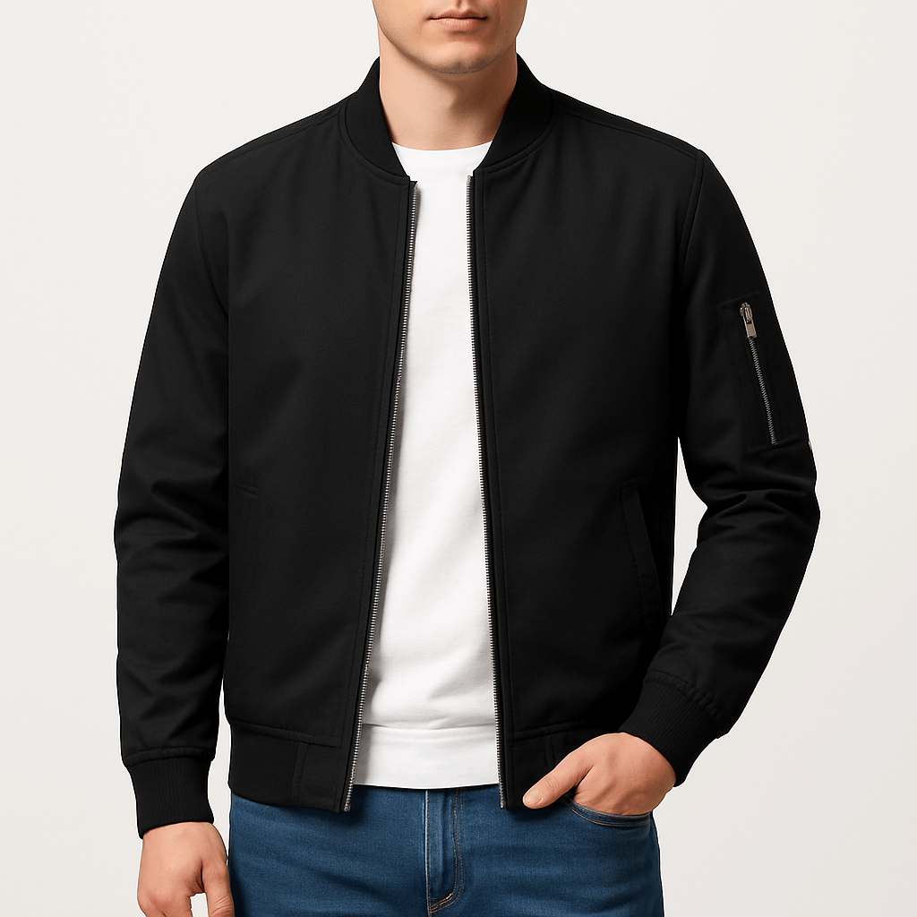 VogeLuxe | Men’s Lightweight Bomber Jacket 1
