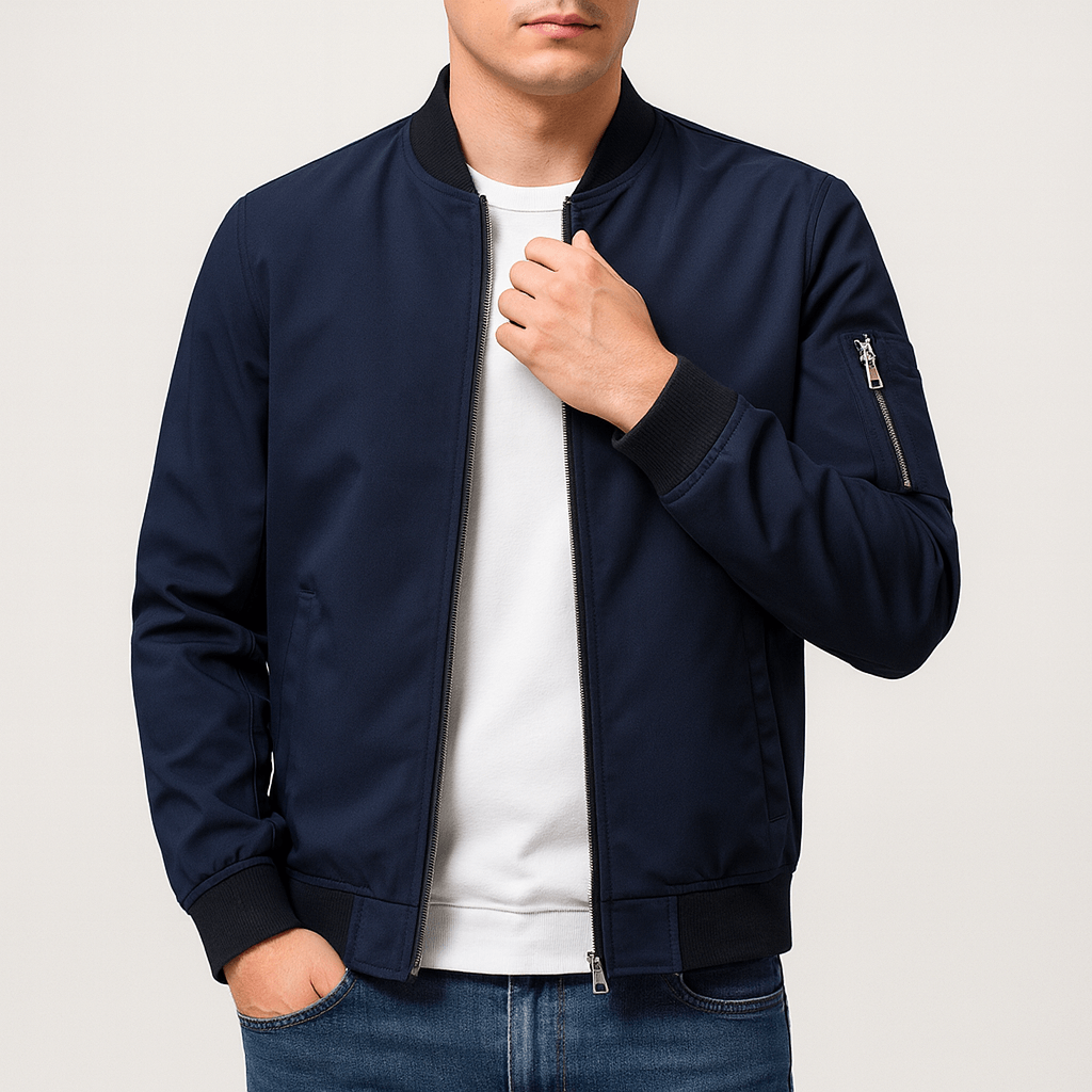 VogeLuxe | Men’s Lightweight Bomber Jacket 2
